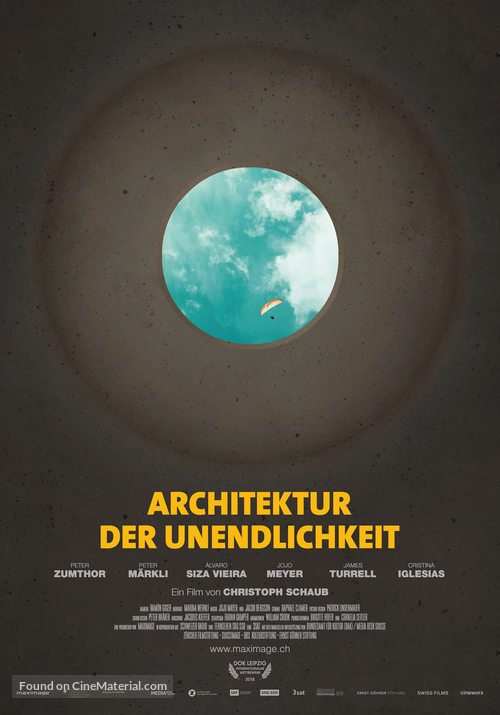 Architektur der Unendlichkeit - Swiss Movie Poster