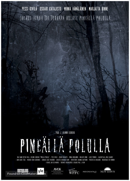 Pime&auml;ll&auml; polulla - Finnish Movie Poster