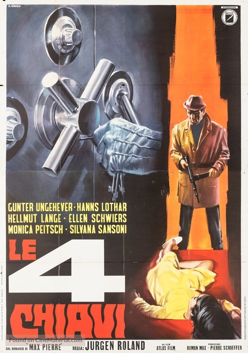 4 Schl&uuml;ssel - Italian Movie Poster