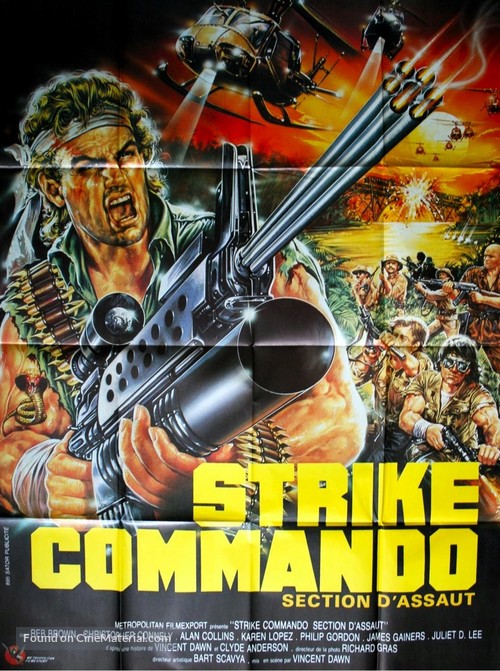 Strike Commando - French Movie Poster