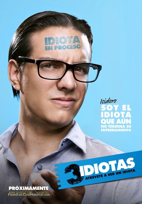 3 Idiotas - Mexican Movie Poster