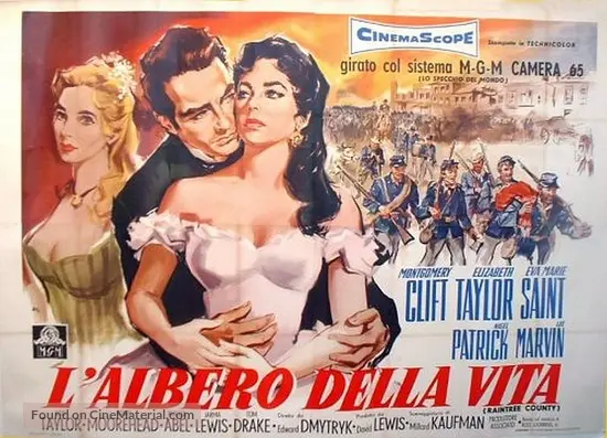 Raintree County - Italian Movie Poster