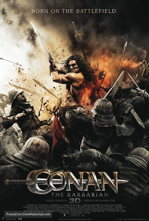 Conan the Barbarian - Danish Movie Poster