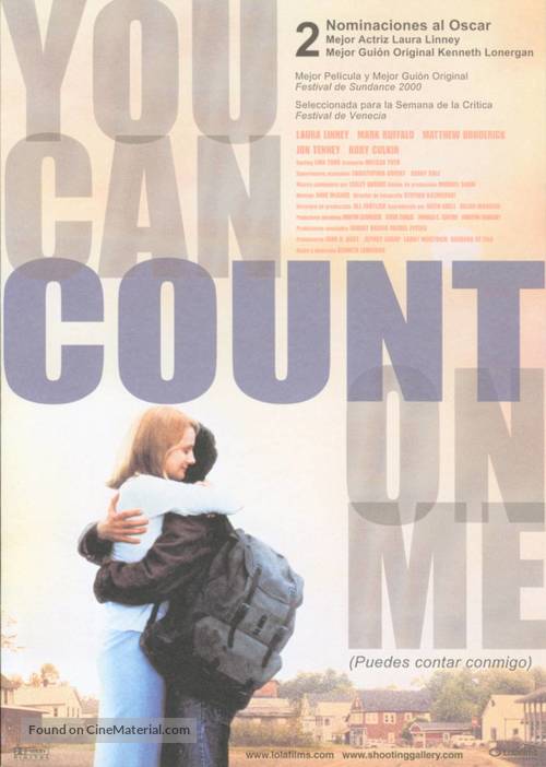 You Can Count on Me - Spanish Movie Poster