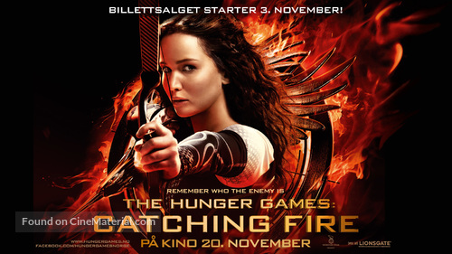 The Hunger Games: Catching Fire - Norwegian Movie Poster