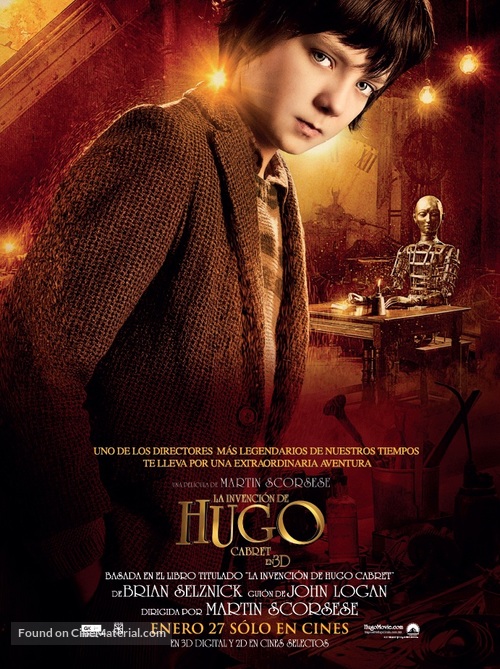 Hugo - Mexican Movie Poster