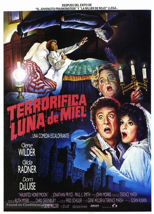 Haunted Honeymoon - Spanish Movie Poster