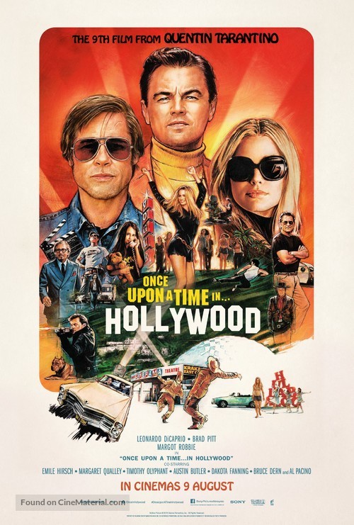 Once Upon a Time in Hollywood - Malaysian Movie Poster