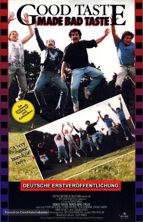 Good Taste Made Bad Taste - German VHS movie cover