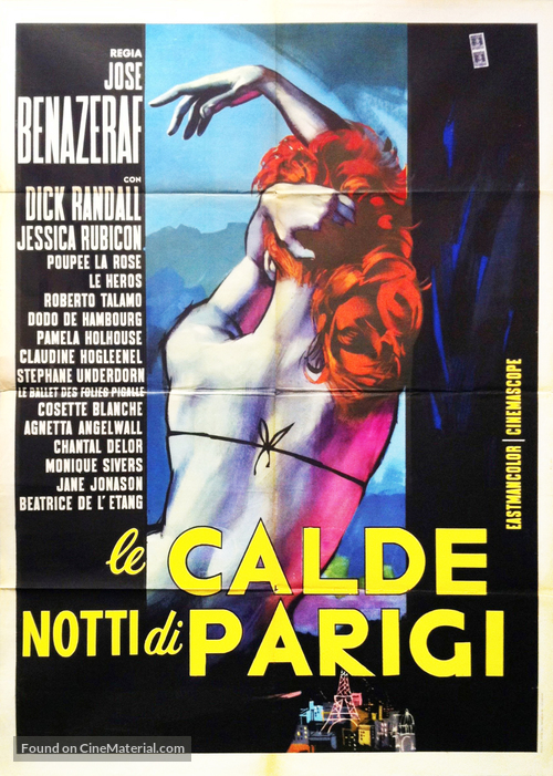 Paris erotika - Italian Movie Poster