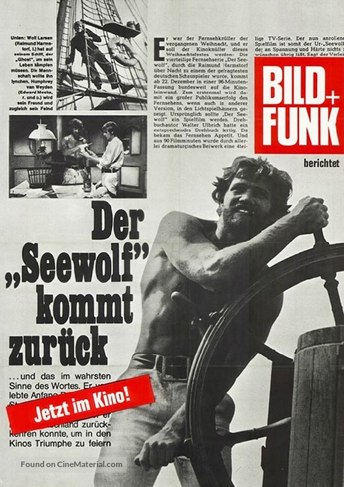 Der Seewolf - German Movie Poster