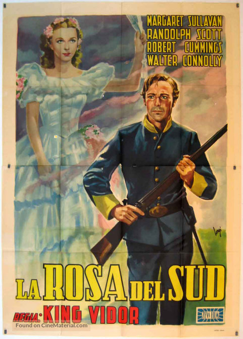 So Red the Rose - Italian Movie Poster