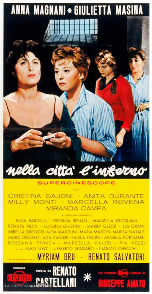 Nella citt&agrave; l&#039;inferno - Italian Movie Poster