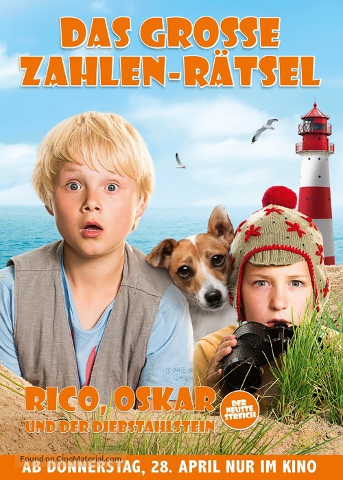 Rico, Oskar und der Diebstahlstein - German Movie Poster