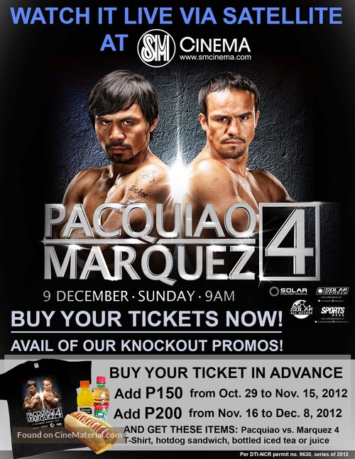 &quot;24/7 Pacquiao/Marquez 4&quot; - Movie Poster