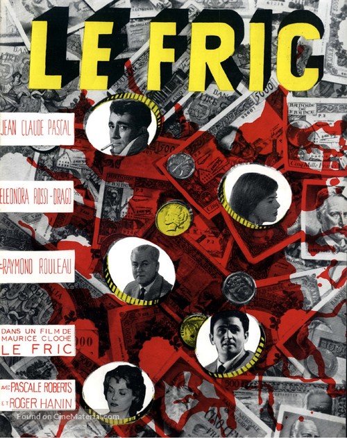 Le fric - French poster