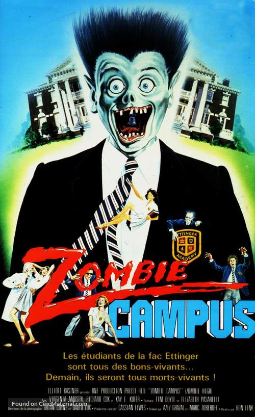 Zombie High - French VHS movie cover