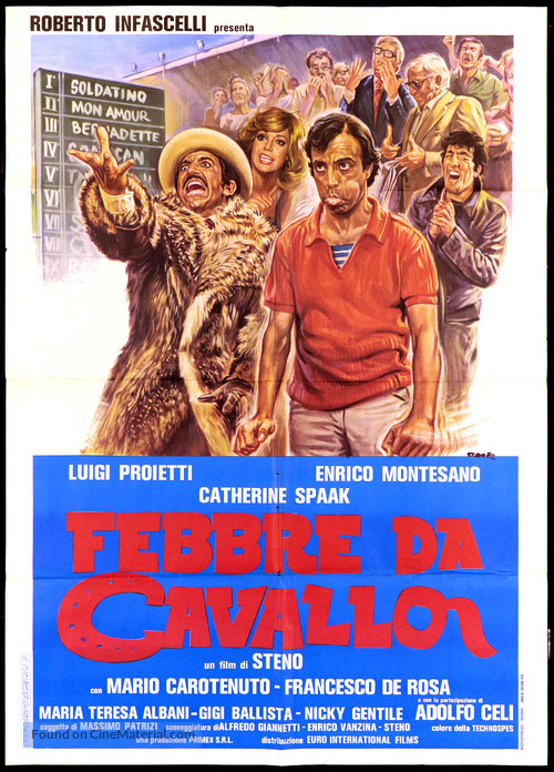 Febbre da cavallo - Italian Movie Poster