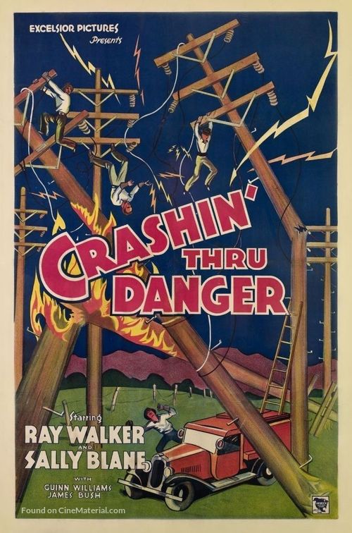 Crashing Through Danger - Movie Poster