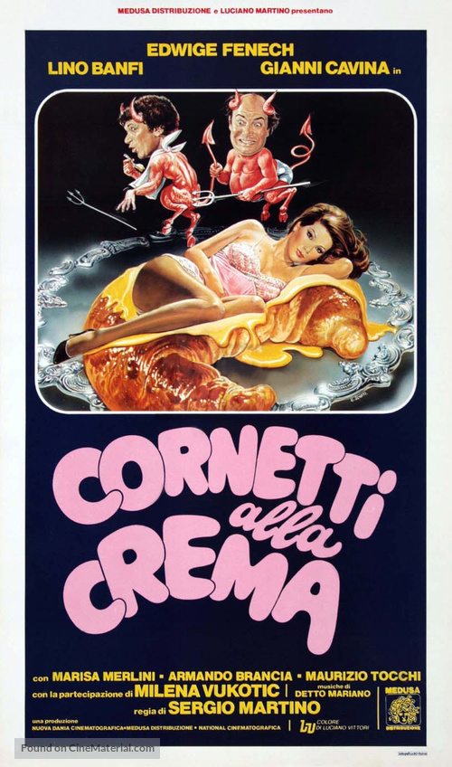 Cornetti alla crema - Italian Theatrical movie poster