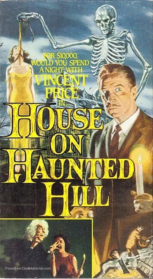 House on Haunted Hill - VHS movie cover