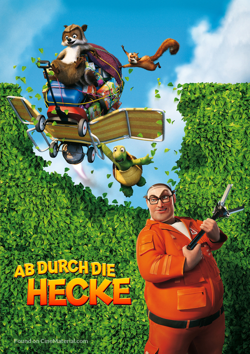 Over the Hedge - German Movie Poster