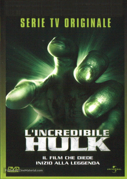 &quot;The Incredible Hulk&quot; - Italian DVD movie cover