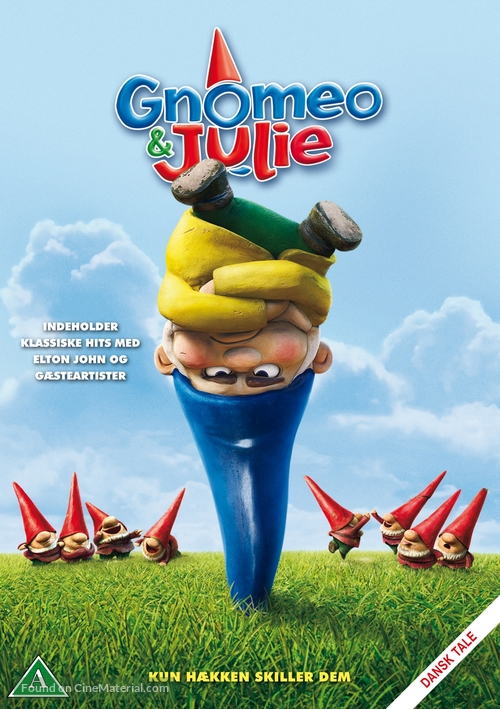 Gnomeo &amp; Juliet - Danish DVD movie cover