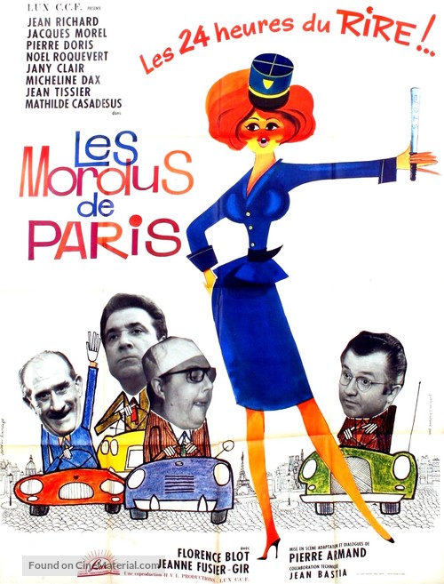 Les mordus de Paris - French Movie Poster
