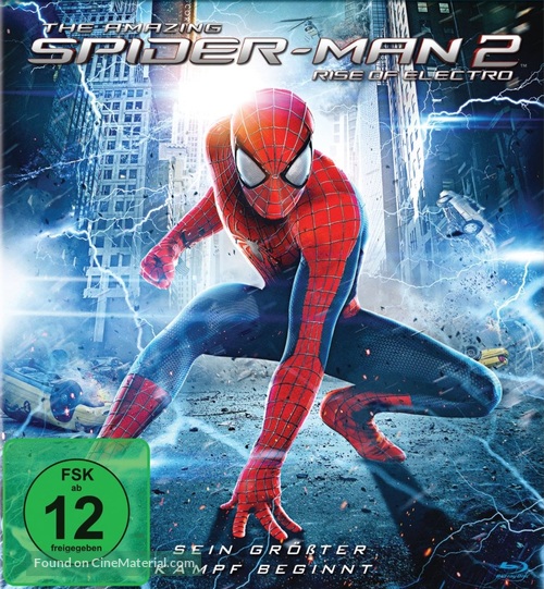 The Amazing Spider-Man 2 - German Blu-Ray movie cover