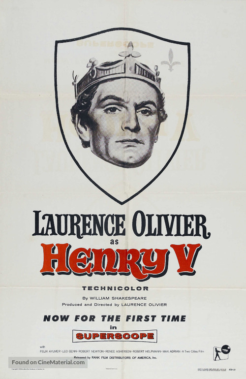 The Chronicle History of King Henry the Fifth with His Battell Fought at Agincourt in France - Movie Poster