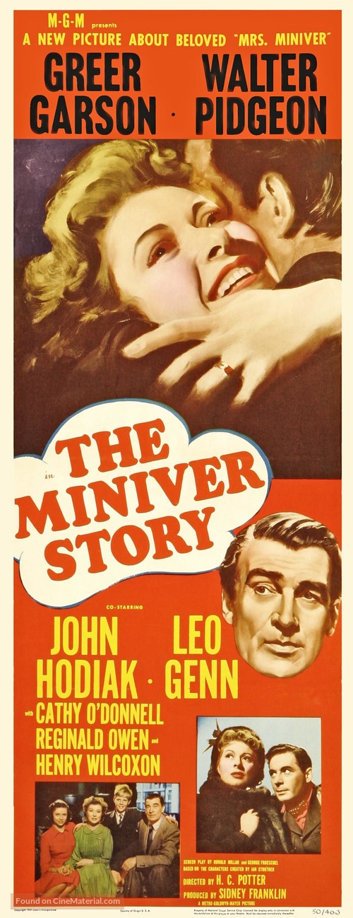 The Miniver Story - Movie Poster