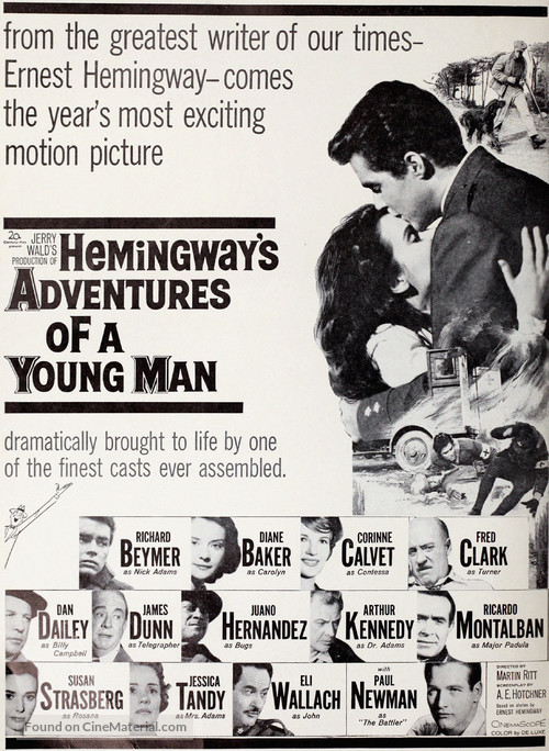 Hemingway&#039;s Adventures of a Young Man - poster