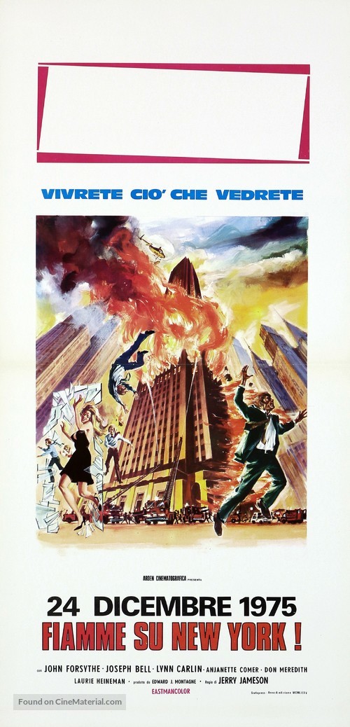 Terror on the 40th Floor - Italian Movie Poster