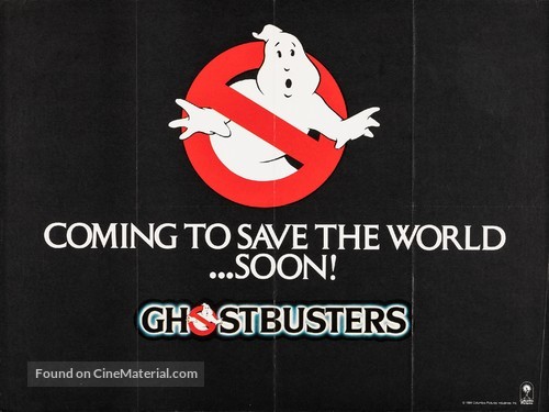 Ghostbusters - British Teaser movie poster