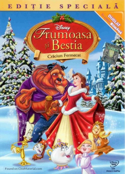 Beauty and the Beast: The Enchanted Christmas - Romanian Movie Cover