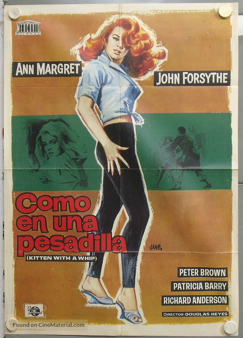 Kitten with a Whip - Spanish Movie Poster
