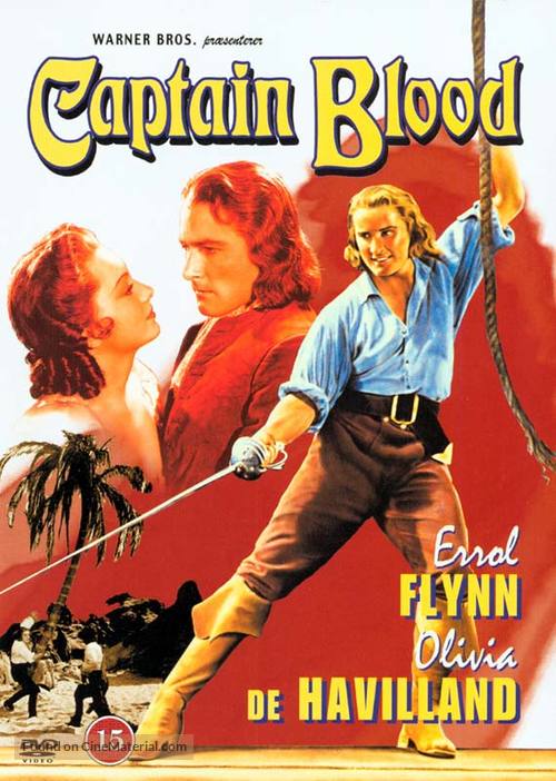 Captain Blood - British DVD movie cover