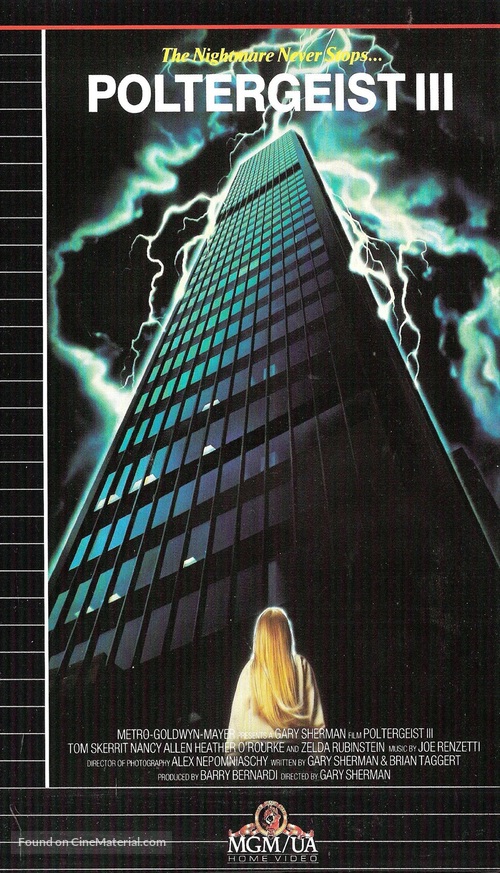 Poltergeist III - Dutch VHS movie cover