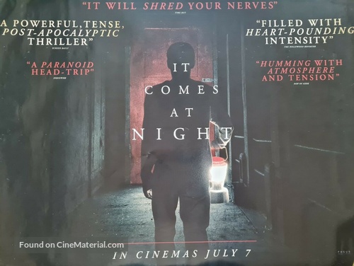 It Comes at Night - British Movie Poster