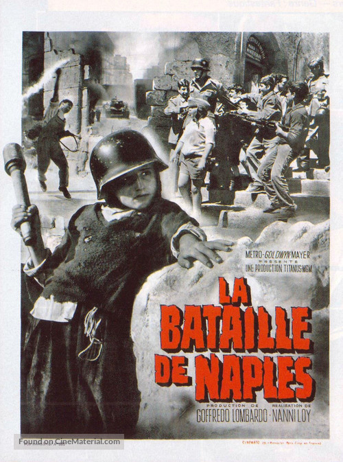 Le quattro giornate di Napoli - French Movie Poster