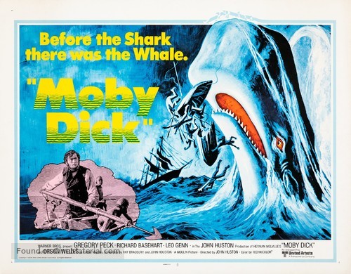 Moby Dick - Re-release movie poster