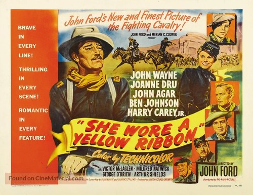 She Wore a Yellow Ribbon - Movie Poster