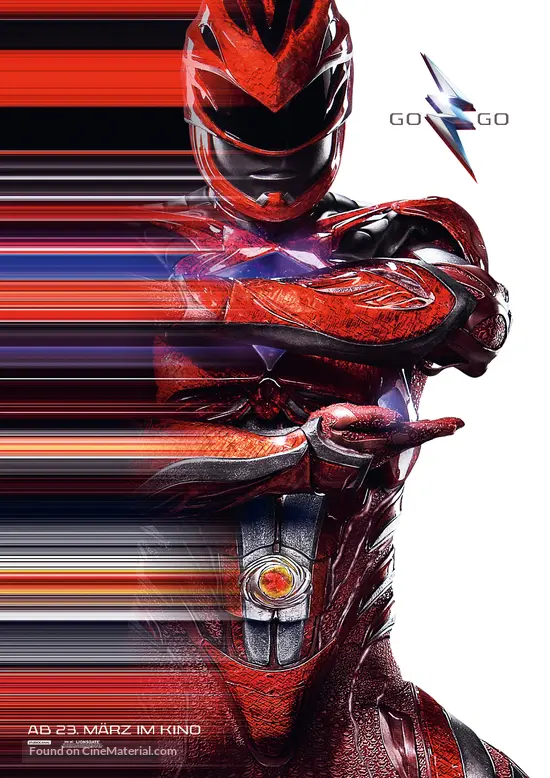 Power Rangers - German Movie Poster