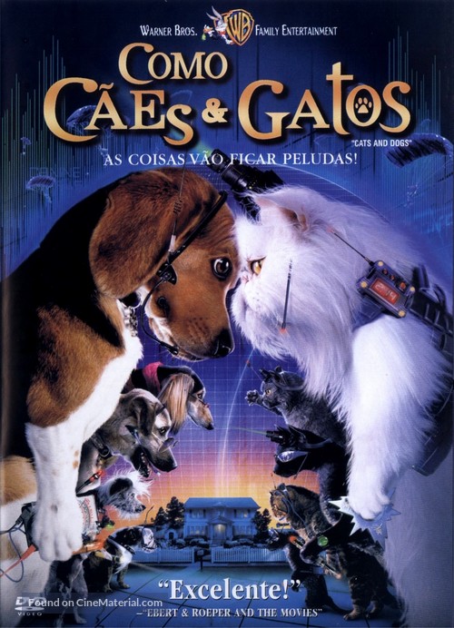 Cats &amp; Dogs - Brazilian Movie Cover