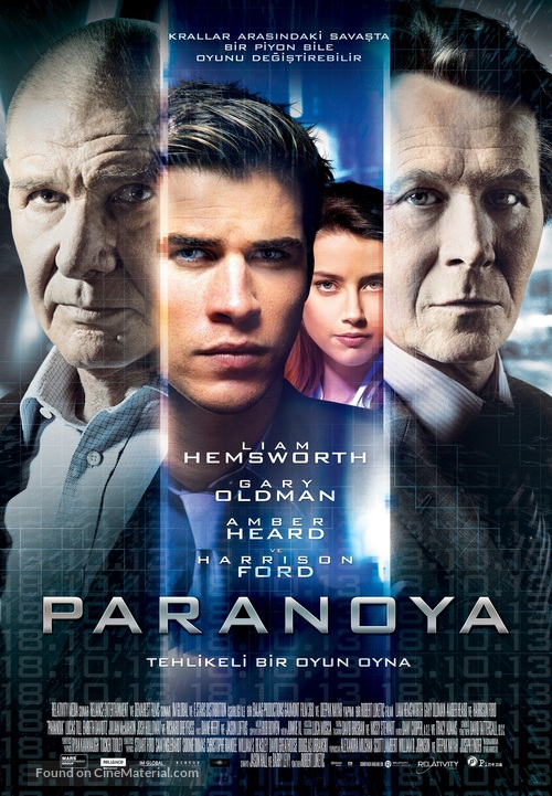 Paranoia - Turkish Movie Poster