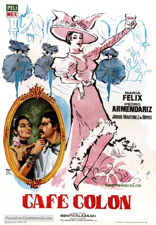 Caf&eacute; Col&oacute;n - Spanish Movie Poster