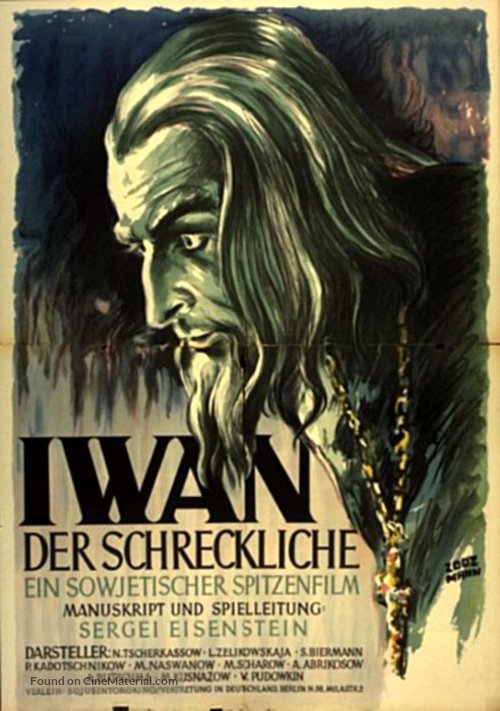 Ivan Groznyy I - German Movie Poster