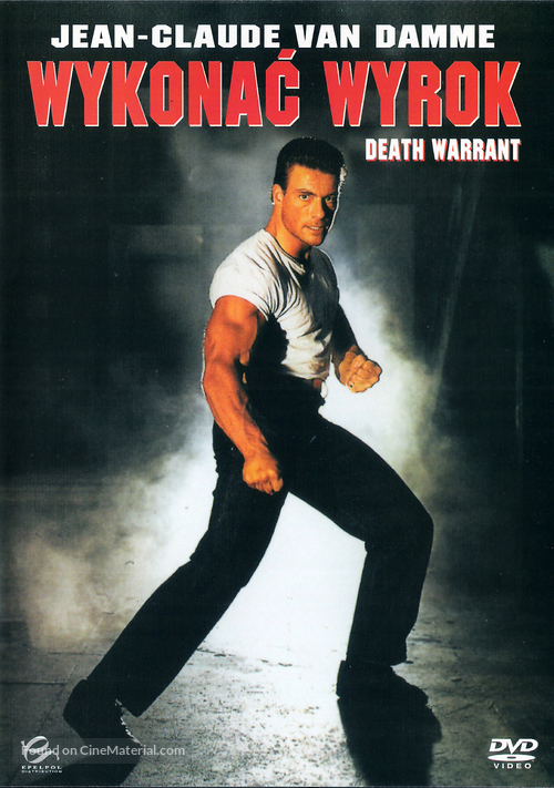 Death Warrant - Polish DVD movie cover