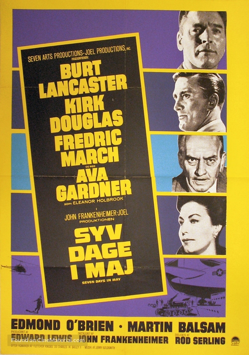 Seven Days in May - Danish Movie Poster
